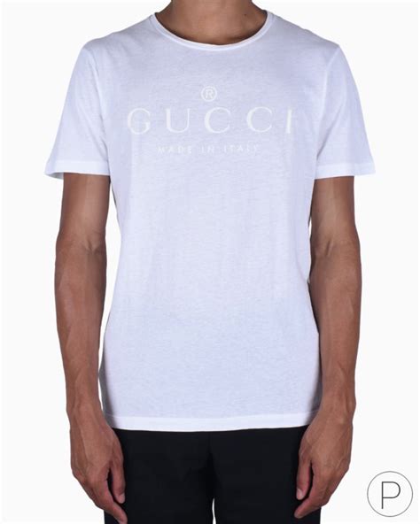 camiseta gucci blanca|camisa gucci original branca.